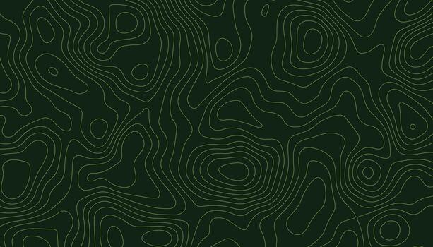 Minimal Topographic Line Pattern Background vector