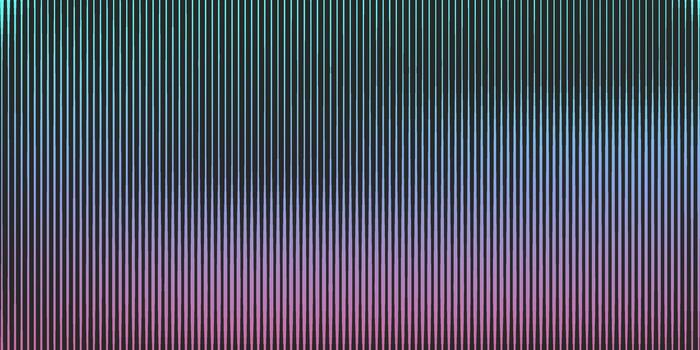 Neon rainbow halftone gradation texture. Multicolor vertical stripe gradient background with bright parallel lines and smooth spectral shift. vector