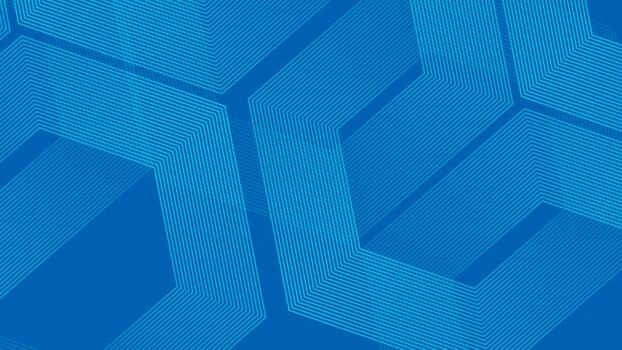 un azul antecedentes con un geométrico modelo vector