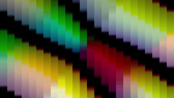 Grün und Weiß Linien erstellen ein Digital Daten Strom im Bewegung video