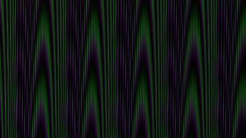 abstrakt dynamisk grön och lila rader skapande en digital ridå effekt video