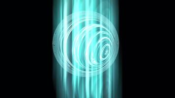 Dynamic lime green pattern creating an optical illusion of depth video