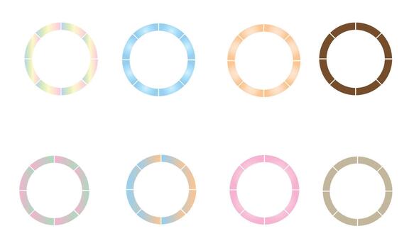 Gradient Seal and Badge Icons vector