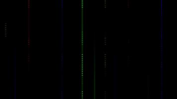 abstrakt dynamisk grön rader skapande en modern, vibrerande bakgrund video