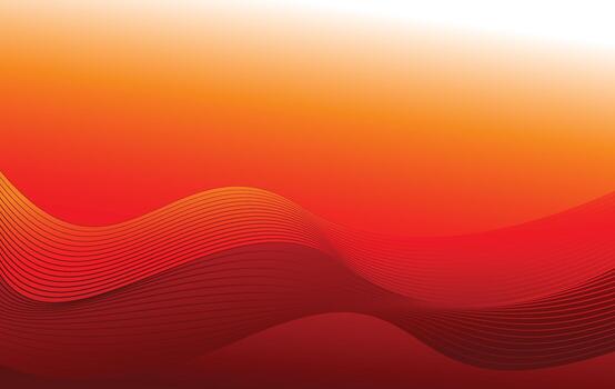 soft wave flow gradient red modern abstract background design vector