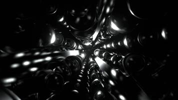 Weiß Cyber Strom mit pulsierend Elemente und Neon- Hintergrund vj Schleife im 4k video