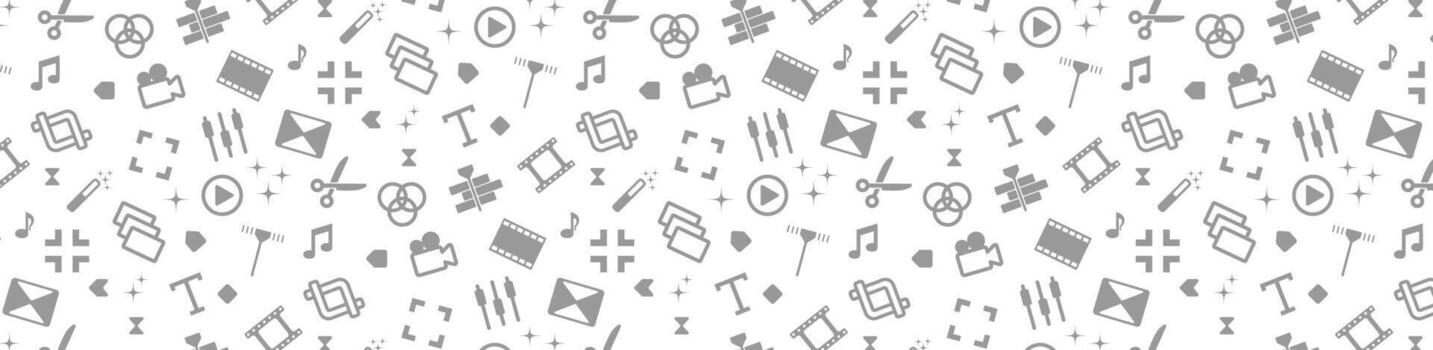 editing cute seamless pattern icon backgrodung editor vector