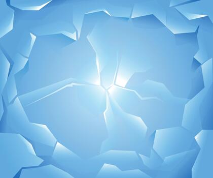Ice Fracture Abstract Background vector