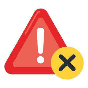 Warning Error Icon Guide Meanings, Troubleshooting Universal Symbols vector