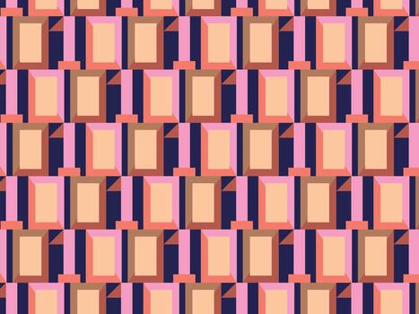 resumen marrón color rectangular geométrico forma modelo vector