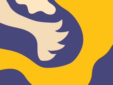 resumen vistoso decorativo dibujar a mano fluido esquivar antecedentes vector