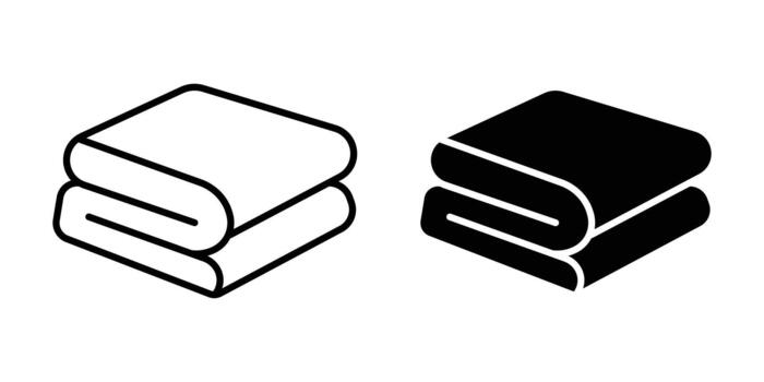 Blanket icon Design Illustrations. blanket filled and line icon for web, mobile and infographics. vector
