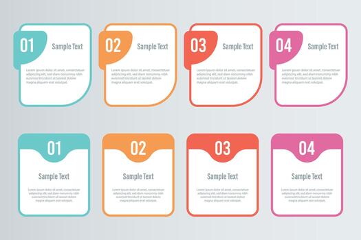 infographic element design template vector