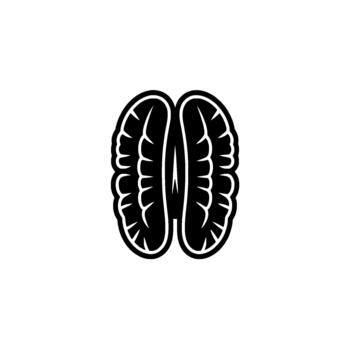 minimalista ilustración de un soltero clementina naranja segmento exhibiendo sus distinto segmentos y textura vector