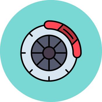 Brake Dynamic Color Fragment vector