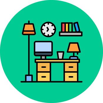 Desk Smooth Render Fragment vector