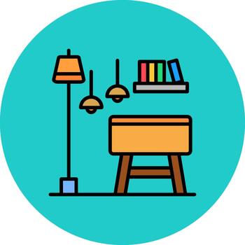 silla resumen modelo bloquear vector