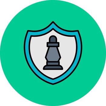 Shield Future Pixel Pattern vector