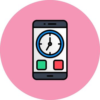 alarma agudo tono unidad vector