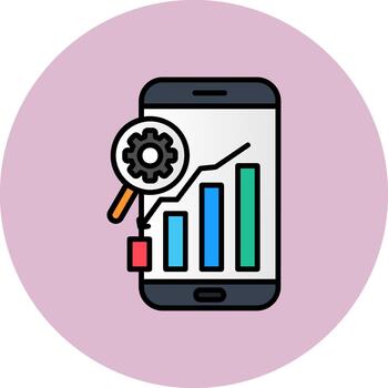 Analytics Modern Texture Piece vector