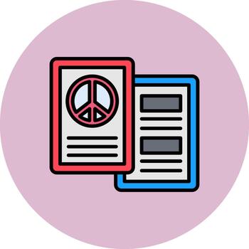 folleto resumen modelo bloquear vector