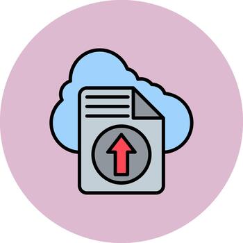 File Upload Muted Color Texture vector