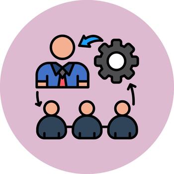 Hierarchy Structure Sleek Render Piece vector