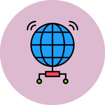 Internet creativo bloquear fragmento vector