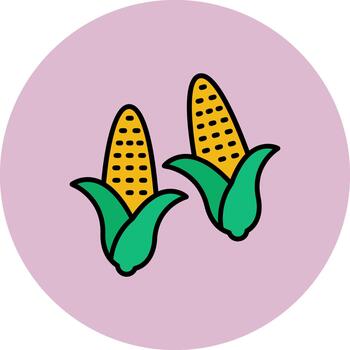 Corn High-Tech Shape Pattern vector