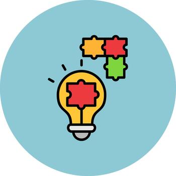 Problem Solving High-Tech Shape Pattern vector