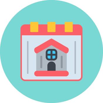 calendario suave curva característica vector