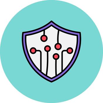 Security Smooth Pixel Form vector