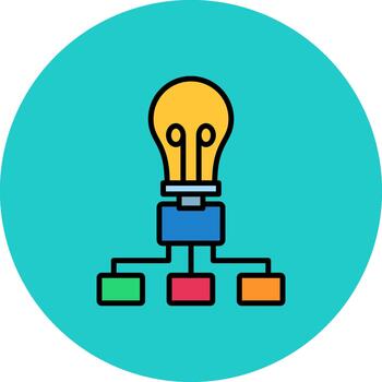 Conceptual Frosted Grid Symbol vector