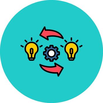 Development Future Mode Badge vector