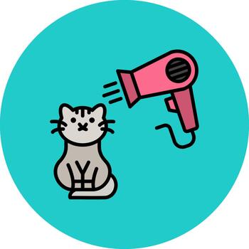 secadora alta tecnología forma modelo vector