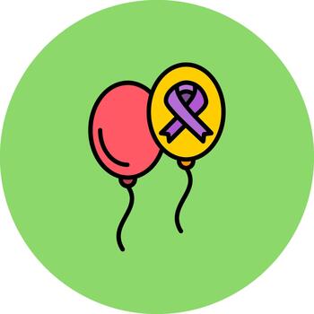 globos resumen modelo bloquear vector