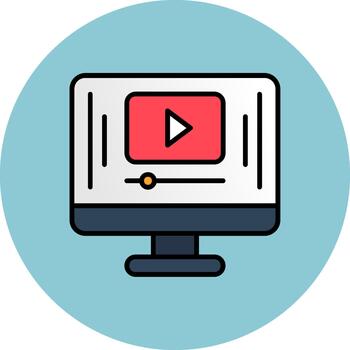 Streaming Future Display Shape vector