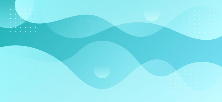 Abstract background with soft cyan fluid waves and clean modern style. Perfect for presentations, posters, and digital designs. vector