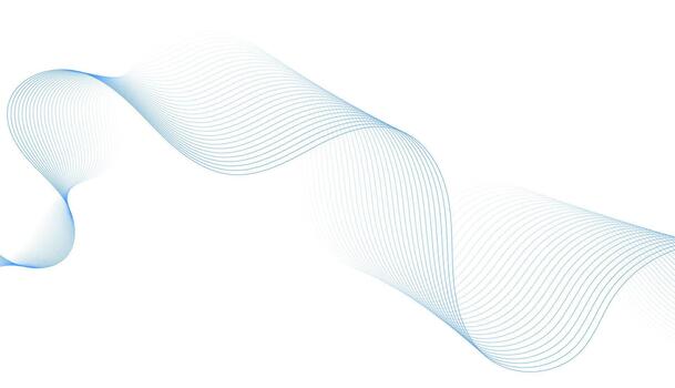suave blanco resumen antecedentes presentando suave fluido ola líneas con sutil gradientes Perfecto para limpio, mínimo, elegante diseños tal como presentaciones, marca vector