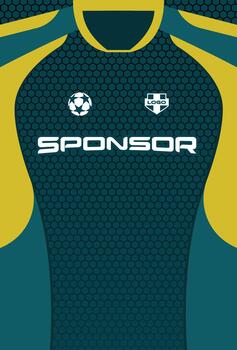 verde jersey diseño con resumen modelo para sublimación vector