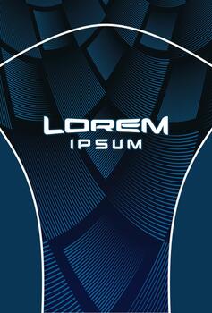 jersey uniforme diseño con resumen azul modelo sublimación vector