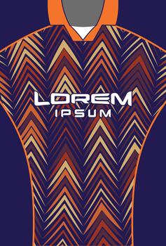 deporte uniforme jersey diseño con resumen modelo para sublimación impresión vector