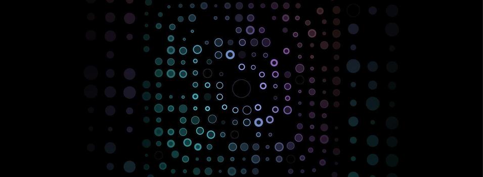 Violet and blue dots minimal halftone abstract background vector
