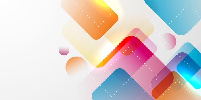 Abstract background with colorful shapes and lines vector