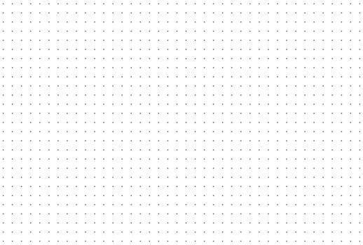 Dotted squared grid graph paper for notebooks template. Design printable graphic sheet. Simple black dotted background. Bullet journal pattern texture. vector
