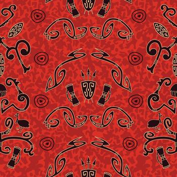 abstract papua element batik pattern vector