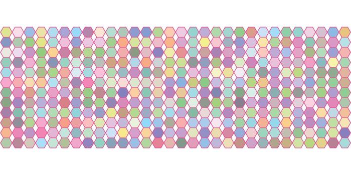 Vibrant Hexagonal Pattern Background Design Element vector