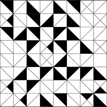 negro y blanco geométrico triángulo modelo diseño para antecedentes o resumen Arte ilustración imagen utilizar casos vector