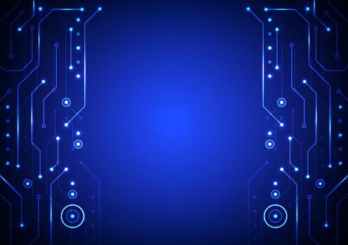 Digital technology circuit background. Futuristic circuit electronic concept. Design for circuit lines network system data computer cyber virtual and backdrop. vector