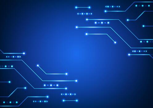 Digital technology circuit background. Futuristic circuit electronic concept. Design for circuit lines network system data computer and cyber virtual. vector